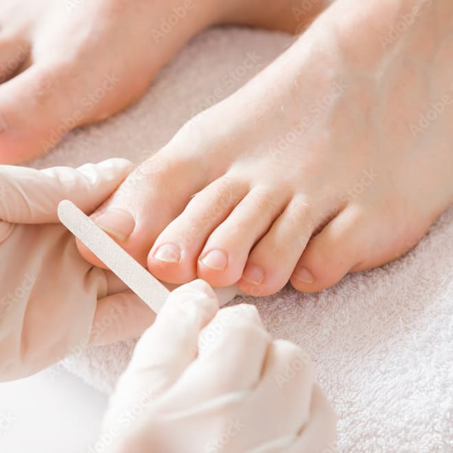 lime ongles de pieds