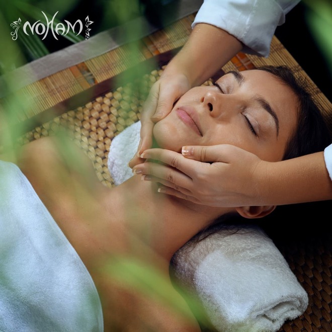 soin visage relaxée et detendu
