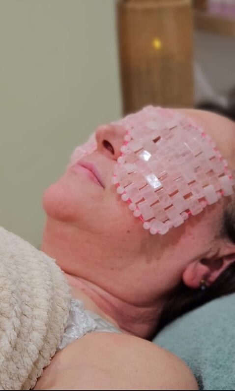 Visage detendu et relaxé