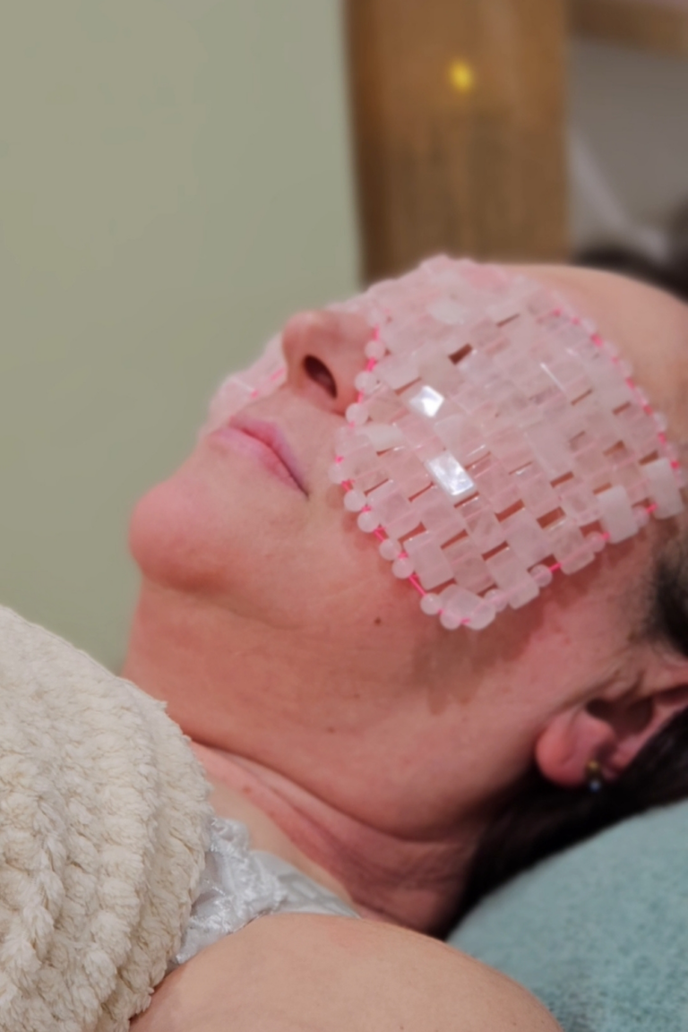 Visage detendu et relaxé