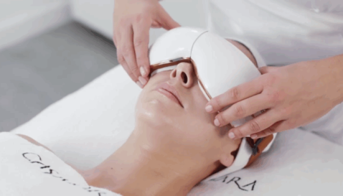 pressotherpie yeux relaxation poches cernes